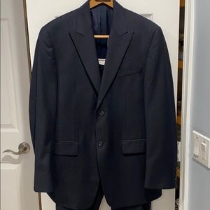 Men’s Calvin Klein Navy pinstripe suit
